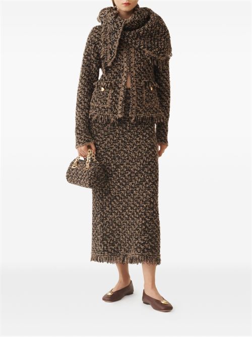 Gonna donna in tweed e paillettes Fabiana Filippi | GND225F809L6290000VR2